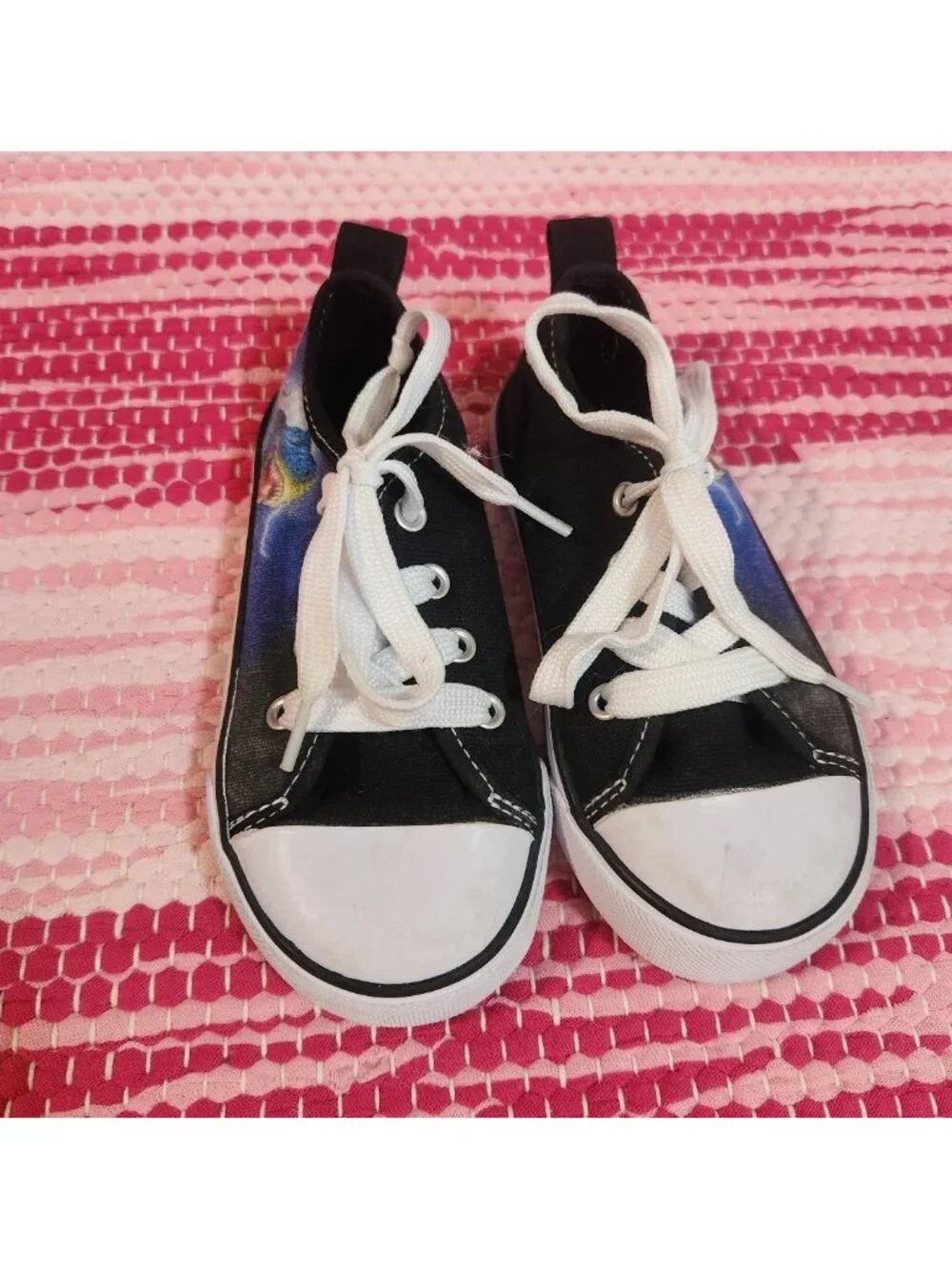Natural Steps Boys Dinosaur Canvas Low Top Sneakers Size 8